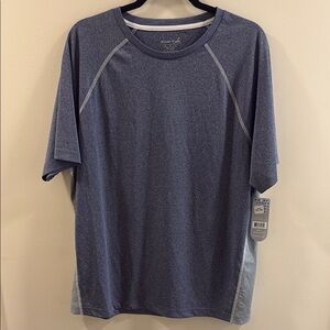 Exertek Men's Heather Blue Short Sleeve Tee